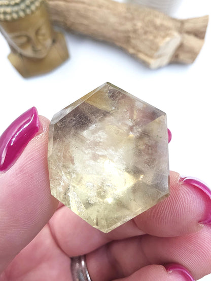 Citrine Point with Golden Healer – Abundance, Healing & High Vibration Manifestation Crystal Tower, 60g