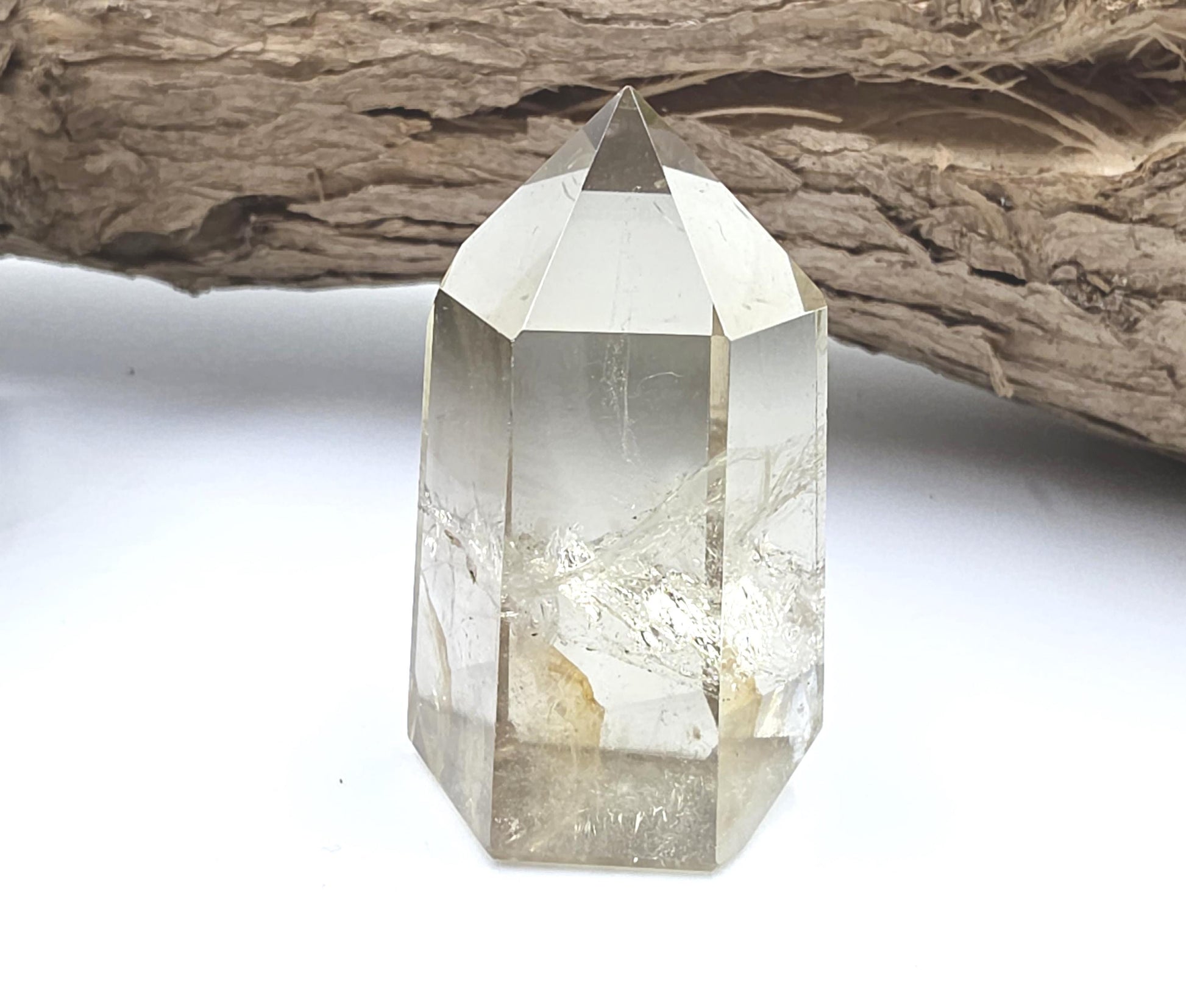 Citrine Point with Golden Healer – Abundance, Healing & High Vibration Manifestation Crystal Tower, 60g