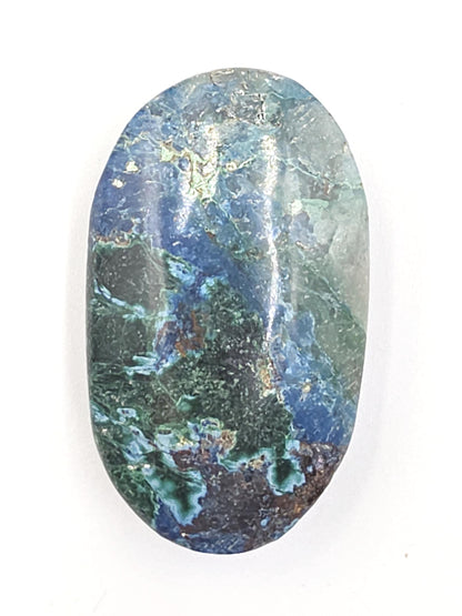 Phoenix Turquoise Palm Stone: Reiki and Meditation Crystal, 40g