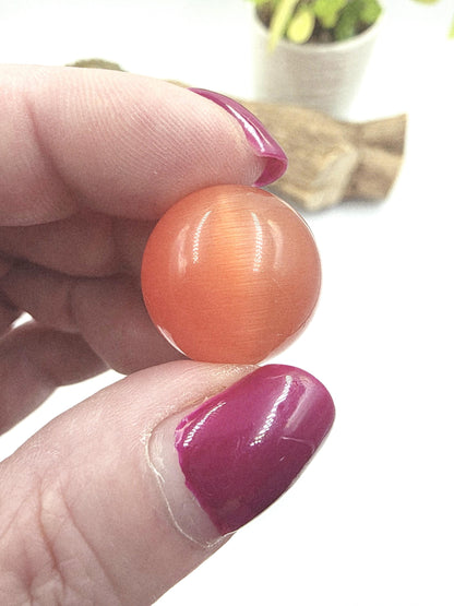 Cat’s Eye Mini Crystal Sphere – Protection, Intuition & Good Luck Crystal