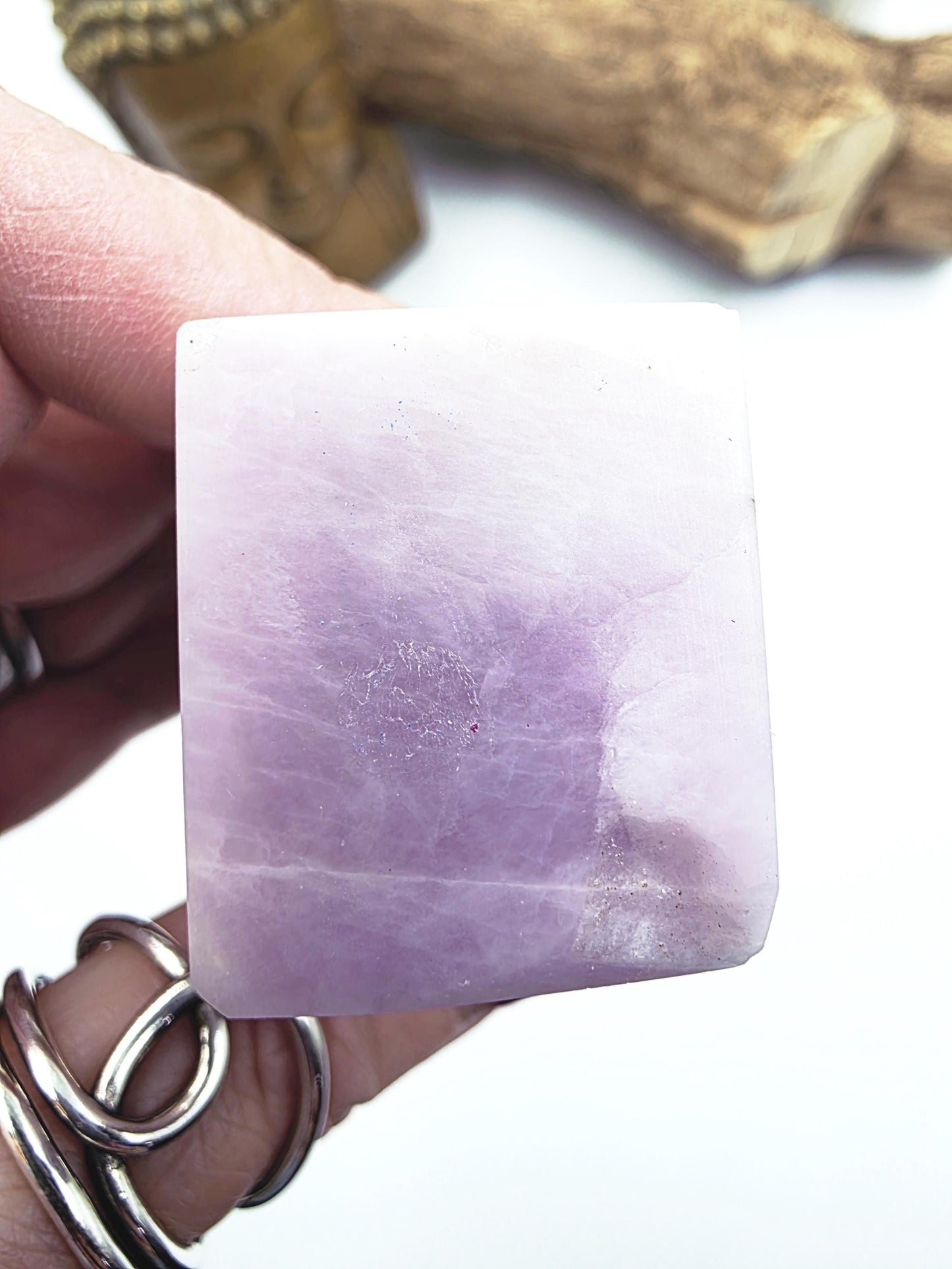 Kunzite Crystal Tower - Heart Chakra & Emotional Healing Crystal - 170g