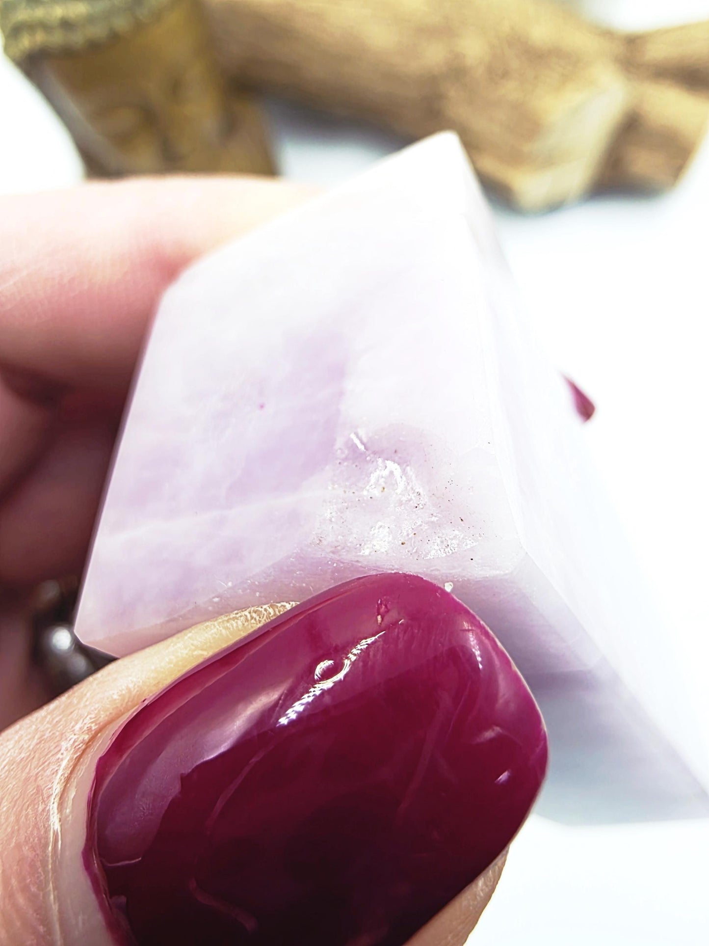 Kunzite Crystal Tower - Heart Chakra & Emotional Healing Crystal - 170g