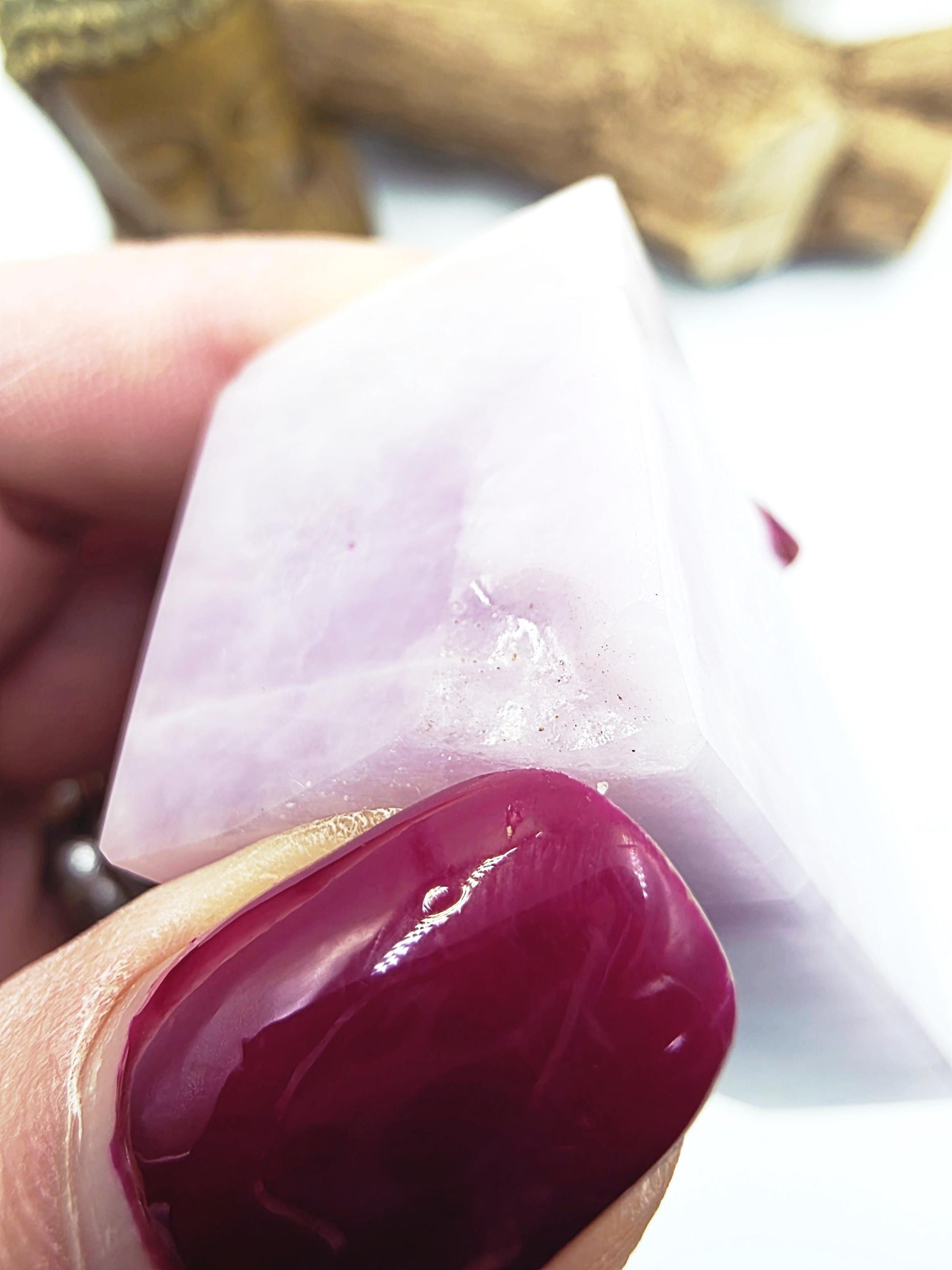 Kunzite Crystal Tower - Heart Chakra & Emotional Healing Crystal - 170g