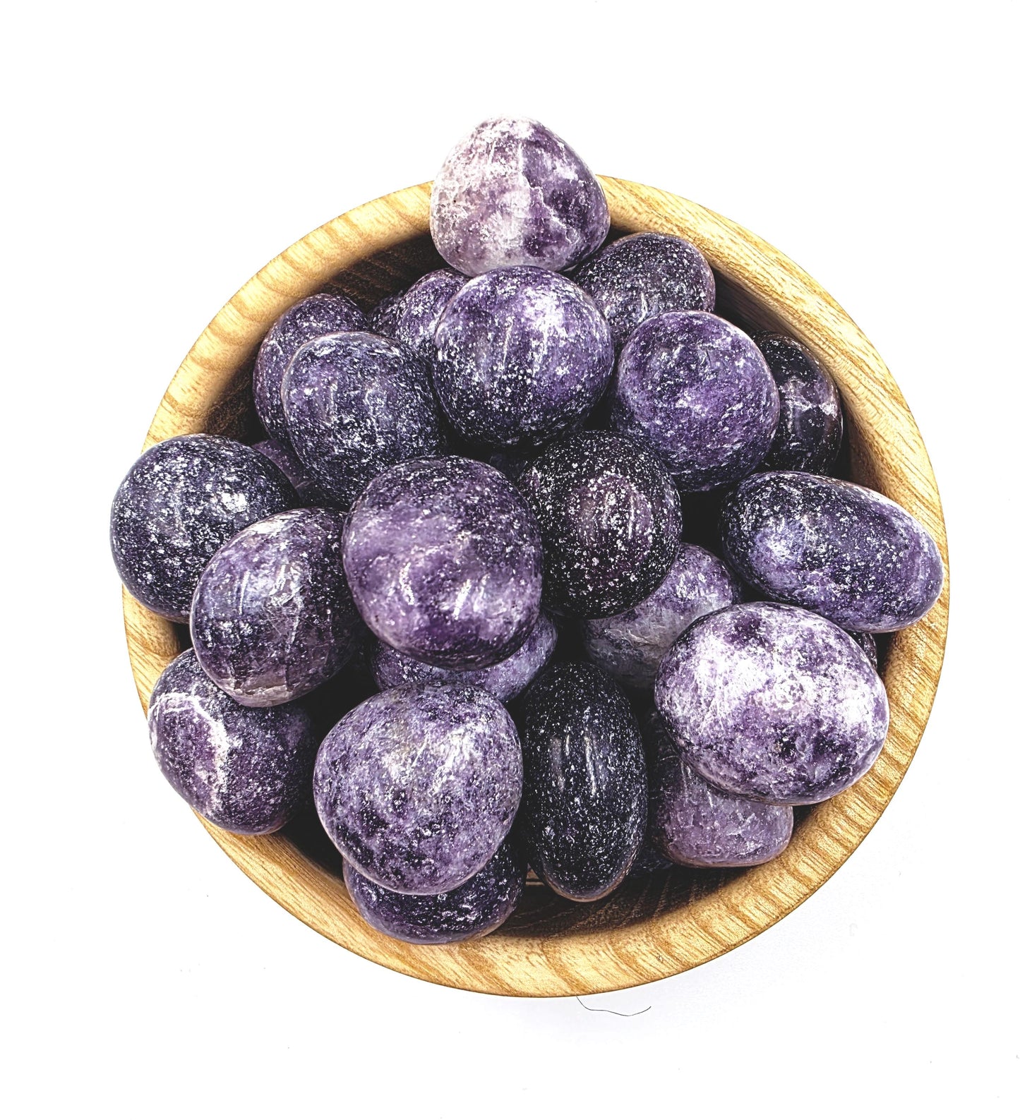 Lepidolite Tumble Stone – Calm, Stress Relief & Emotional Balance Healing Crystal