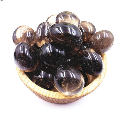 Large Smoky Quartz Tumble Stone – Grounding, Protection & Stress Relief Healing Crystal