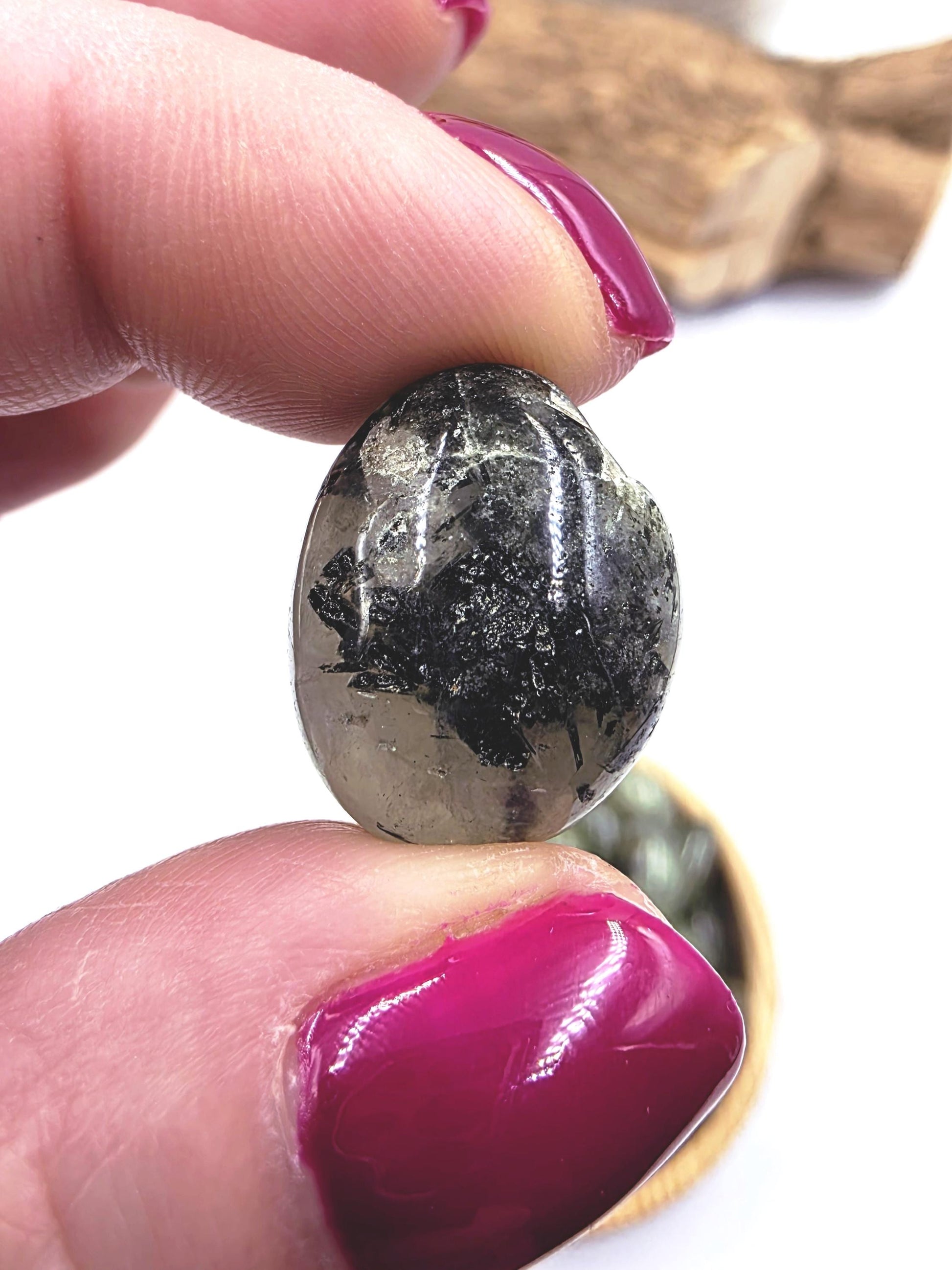 Little Prehnite Tumble Stone – Peace, Intuition & Emotional Healing Crystal