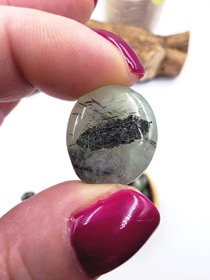 Little Prehnite Tumble Stone – Peace, Intuition & Emotional Healing Crystal