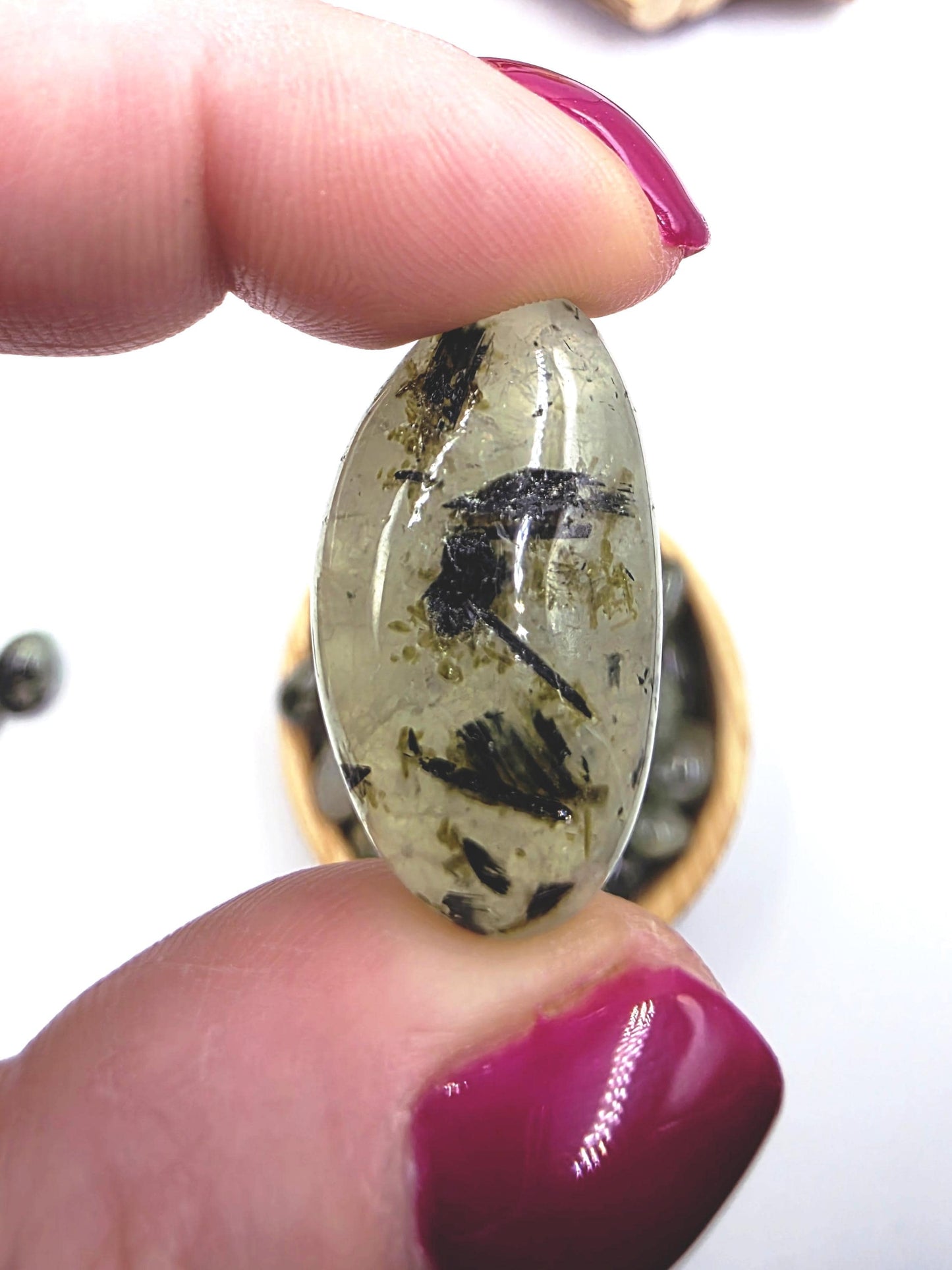 Little Prehnite Tumble Stone – Peace, Intuition & Emotional Healing Crystal