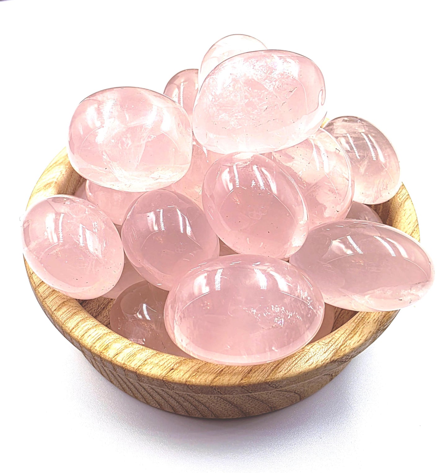 Rose Quartz Tumble Stone – Love, Self-Care & Emotional Healing Crystal
