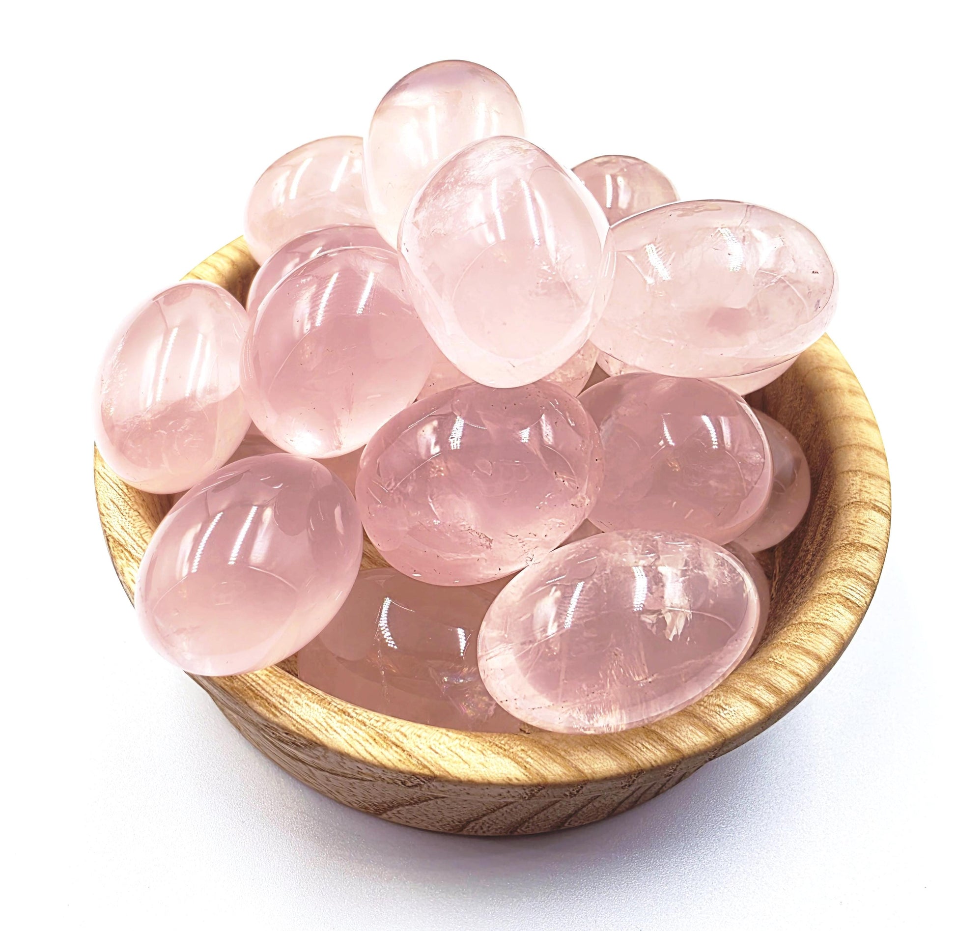 Rose Quartz Tumble Stone – Love, Self-Care & Emotional Healing Crystal