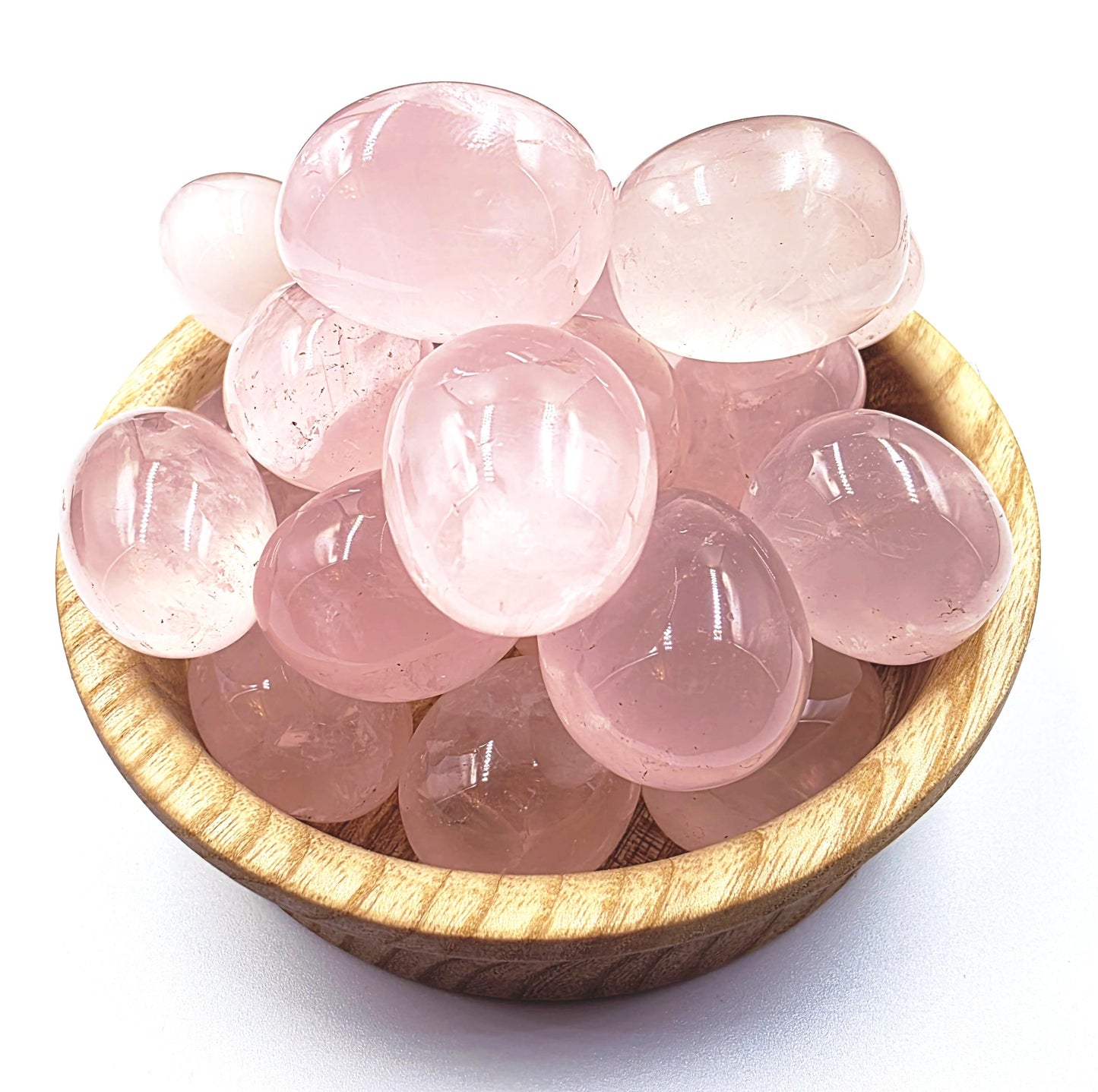 Rose Quartz Tumble Stone – Love, Self-Care & Emotional Healing Crystal