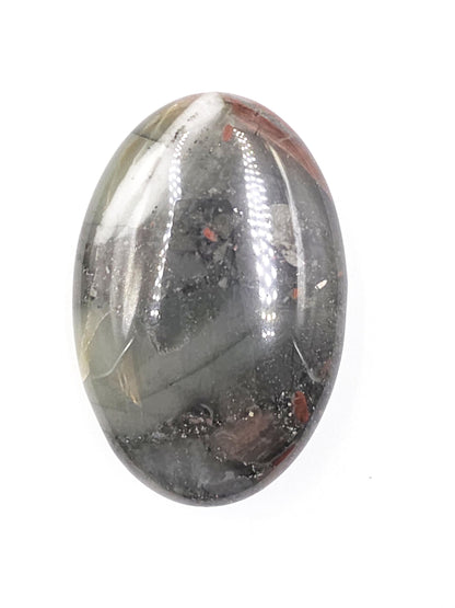 African Bloodstone Palm Stone – Courage, Strength & Vitality Healing Crystal, 60g