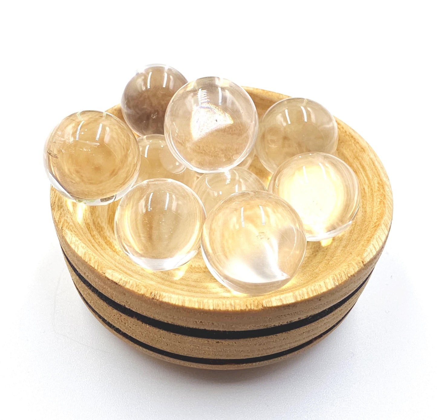 High Grade Clear Quartz Mini Sphere – Clarity, Energy Amplification & Healing Crystal Ball, 19+ mm
