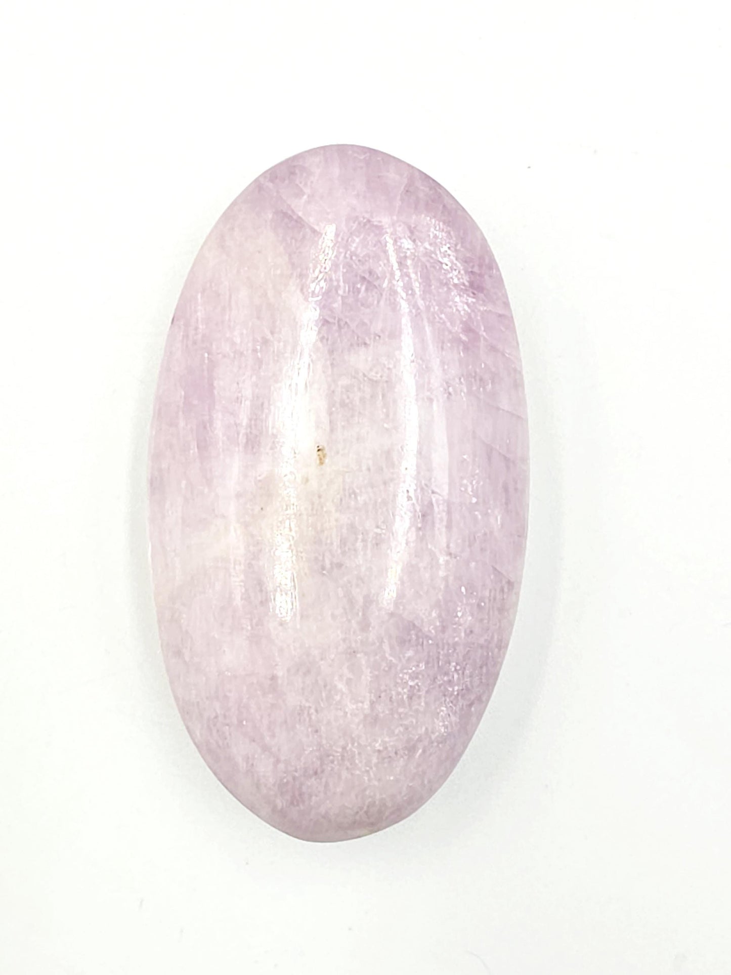 Flashy Kunzite Crystal Palm Stone - Heart Chakra & Emotional Healing Crystal, 110g