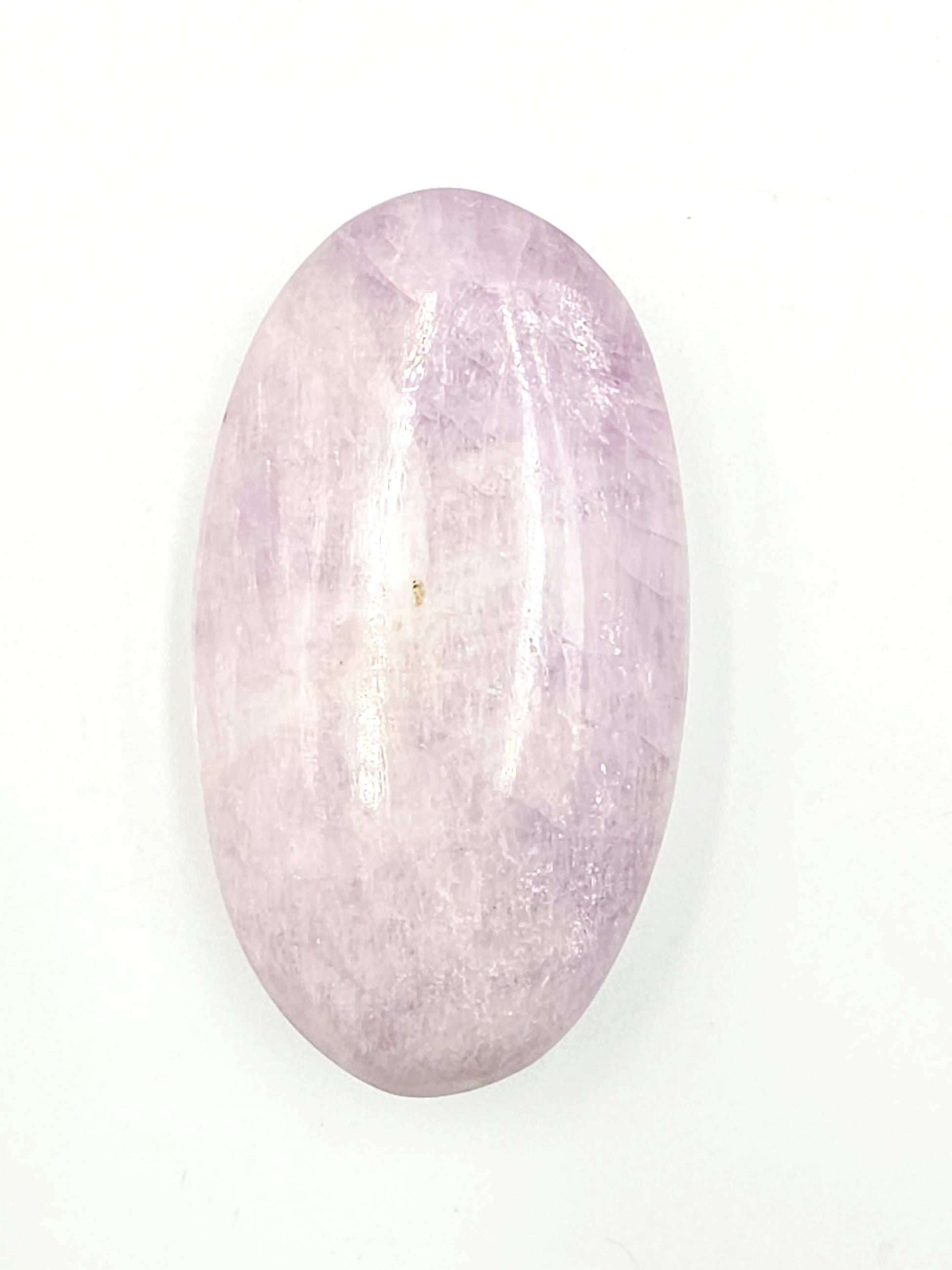 Flashy Kunzite Crystal Palm Stone - Heart Chakra & Emotional Healing Crystal, 110g