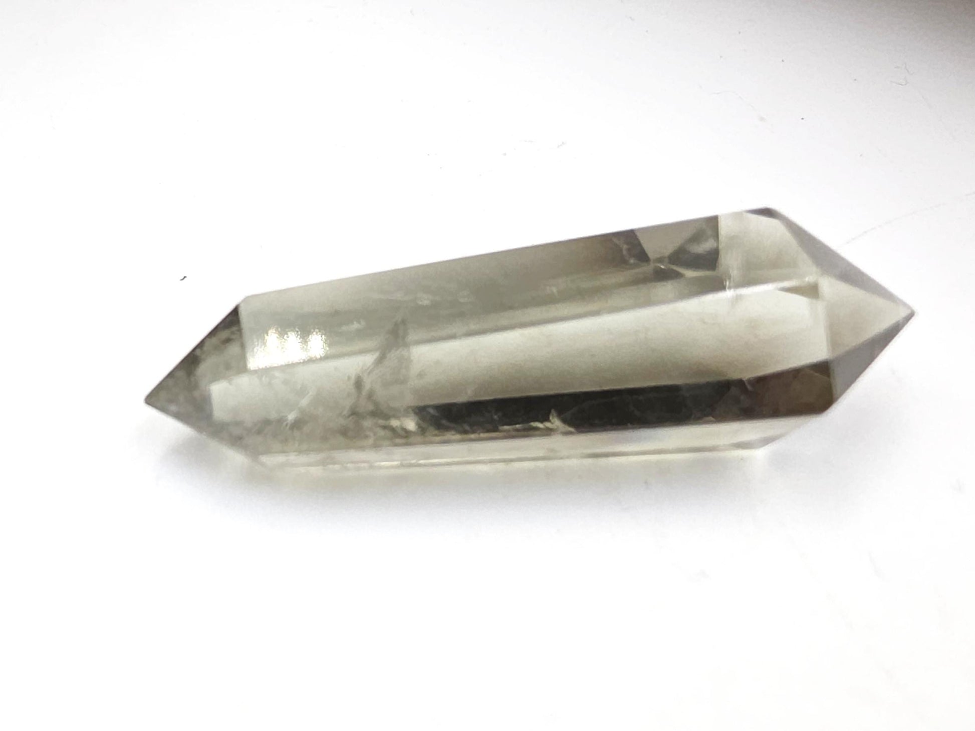 Prasiolite (Green Amethyst) Double Terminated Point – Heart Healing, Clarity & Spiritual Growth Crystal, 9g