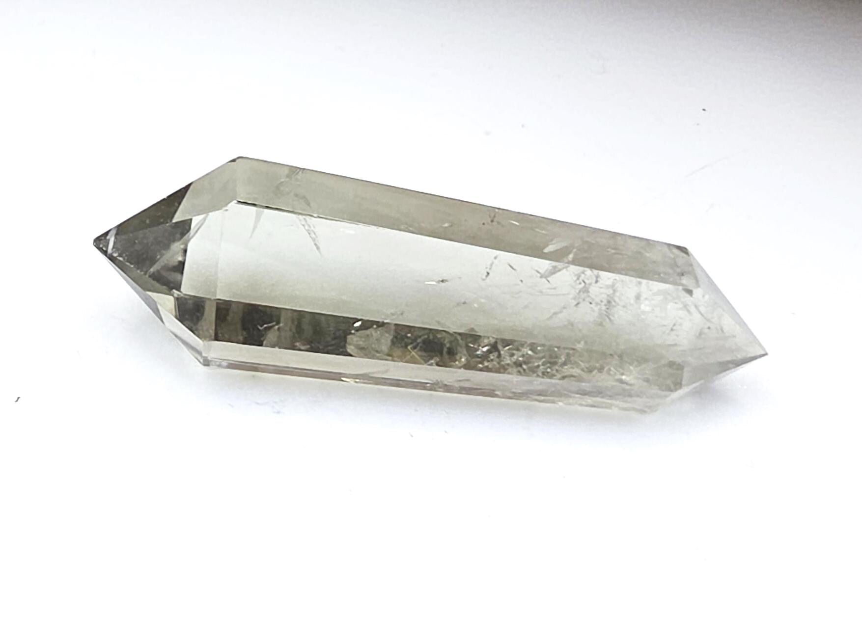 Prasiolite (Green Amethyst) Double Terminated Point – Heart Healing, Clarity & Spiritual Growth Crystal, 9g