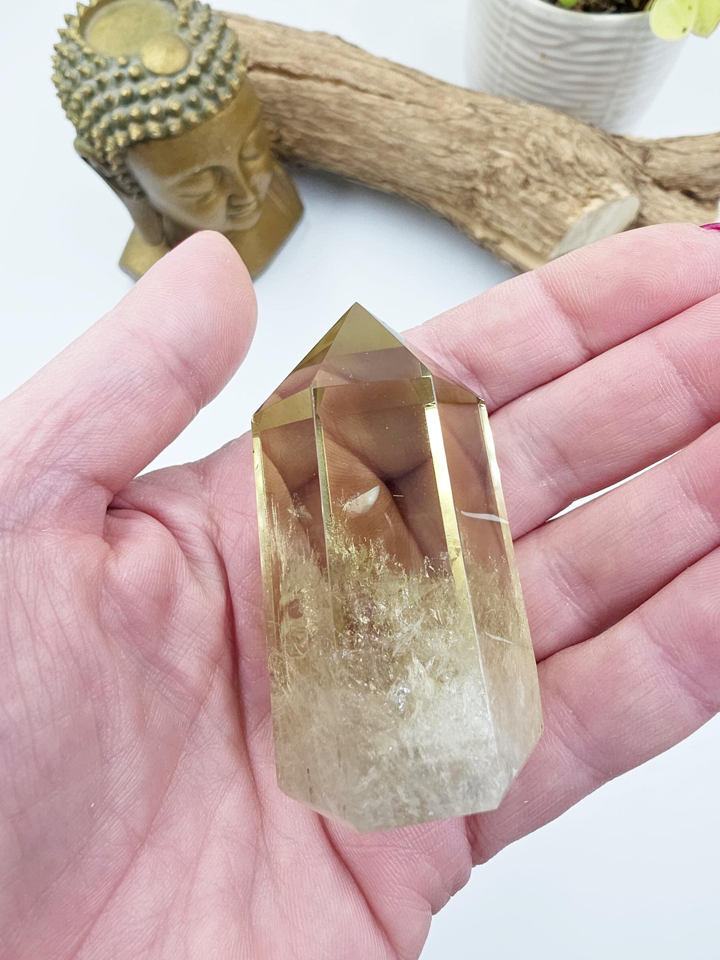 Citrine Point - Natural Manifestation & Abundance Healing Crystal - 105g