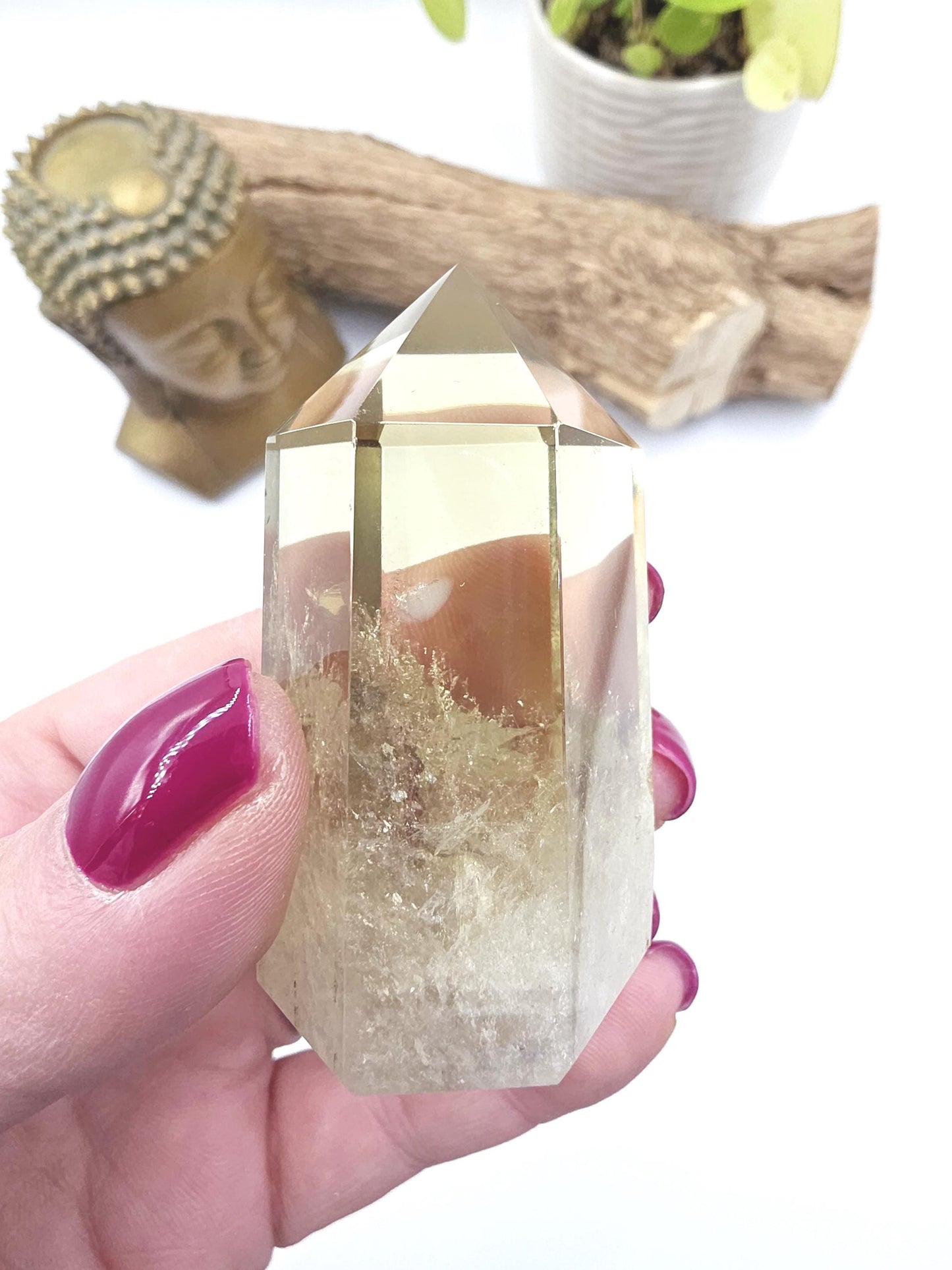 Citrine Point - Natural Manifestation & Abundance Healing Crystal - 105g