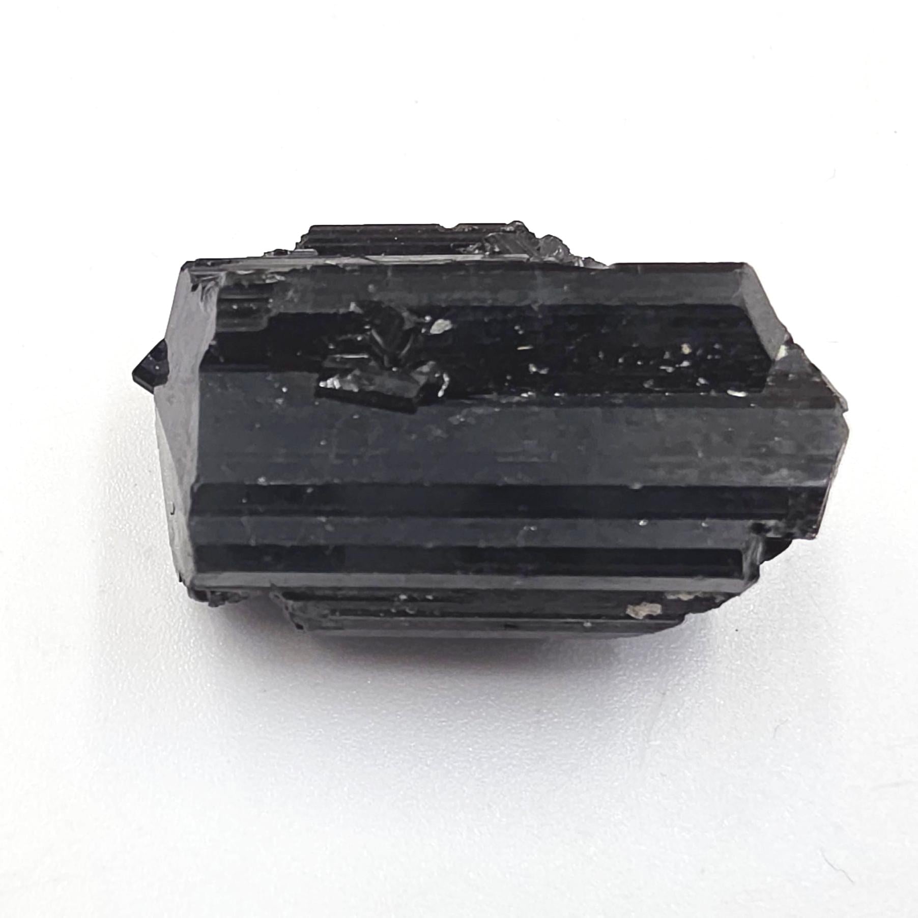Mini Black Tourmaline Piece – High Grade Raw Crystal for Jewellery Making, Protection & Grounding- 15g