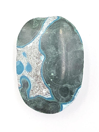 Chrysocolla & Malachite Palm Stone – Healing, Transformation and Emotional Balance Crystal, 70g
