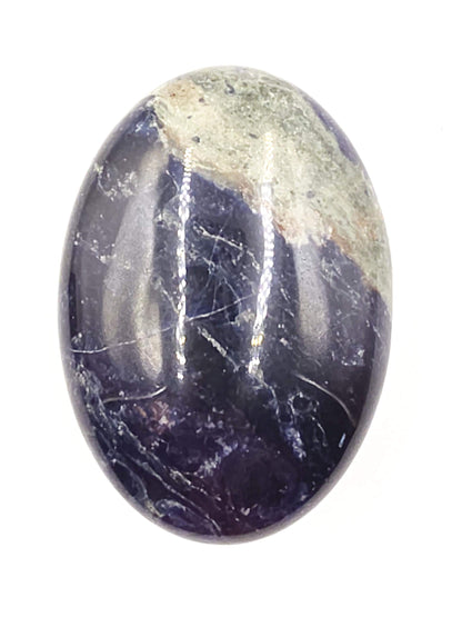 Sodalite Palm Stone – Calm, Mental Clarity & Truth Healing Crystal, 95g
