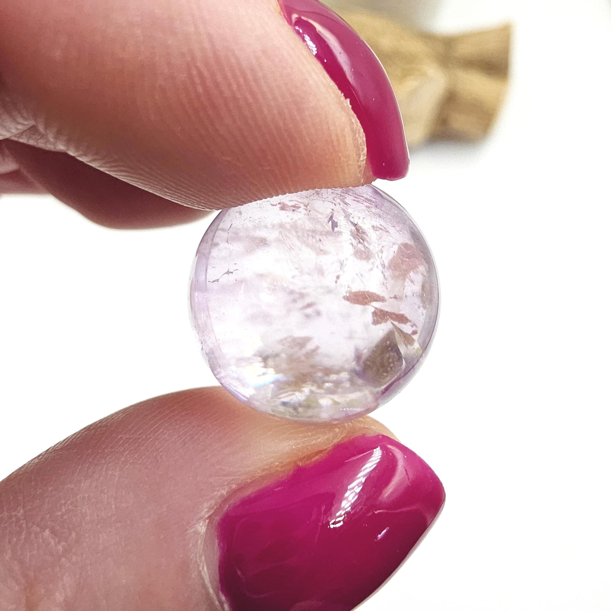Light Amethyst Mini Sphere – Calm, Intuition & Peaceful Energy Crystal Ball