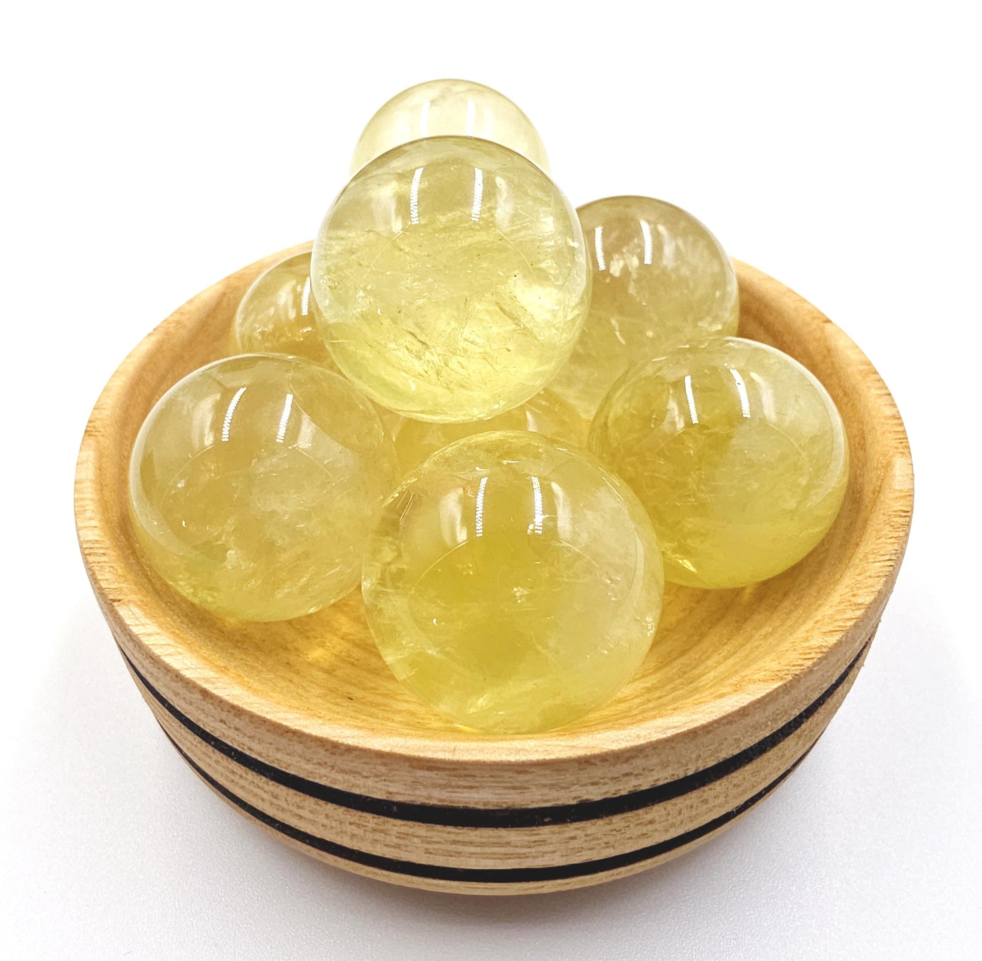 Citrine Mini Sphere – Joy, Abundance & Positive Energy Crystal Ball