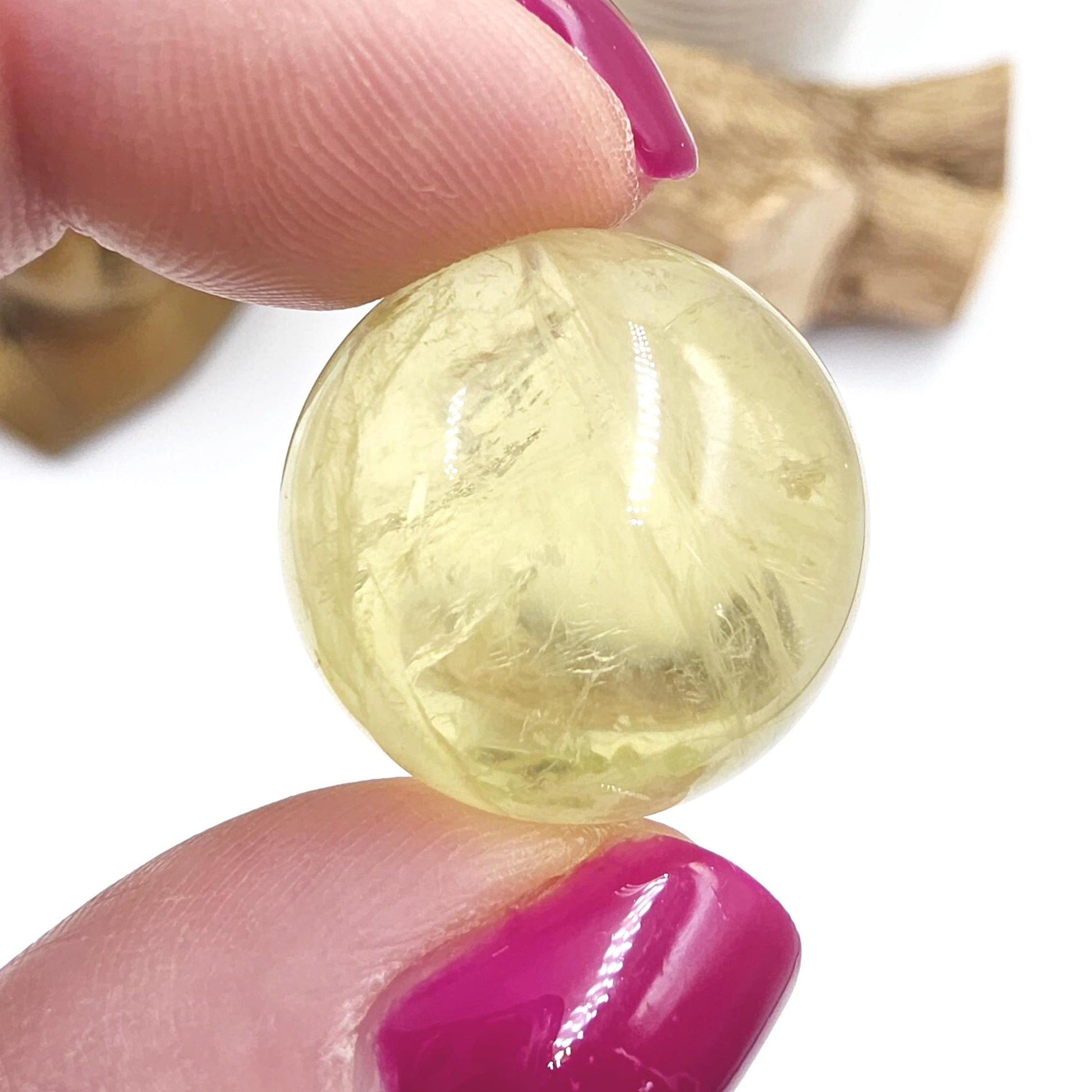 Citrine Mini Sphere – Joy, Abundance & Positive Energy Crystal Ball