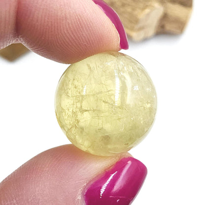 Citrine Mini Sphere – Joy, Abundance & Positive Energy Crystal Ball
