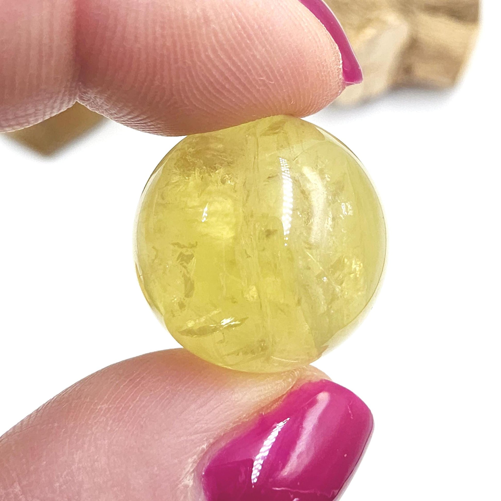 Citrine Mini Sphere – Joy, Abundance & Positive Energy Crystal Ball