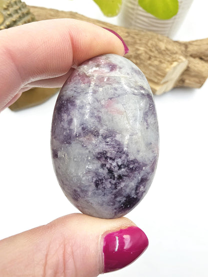 Unicorn Stone Palm Stone (Pegmatite) – Calm, Comfort & Emotional Healing Crystal, 85g