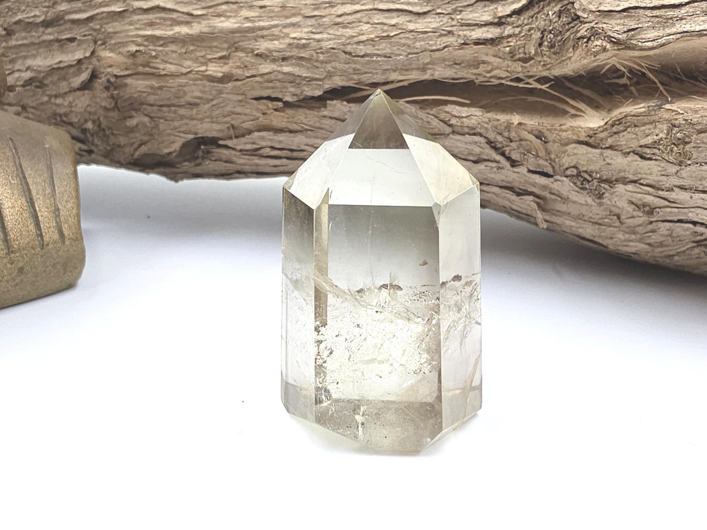 Citrine Point with Golden Healer – Abundance, Healing & High Vibration Manifestation Crystal Tower, 60g