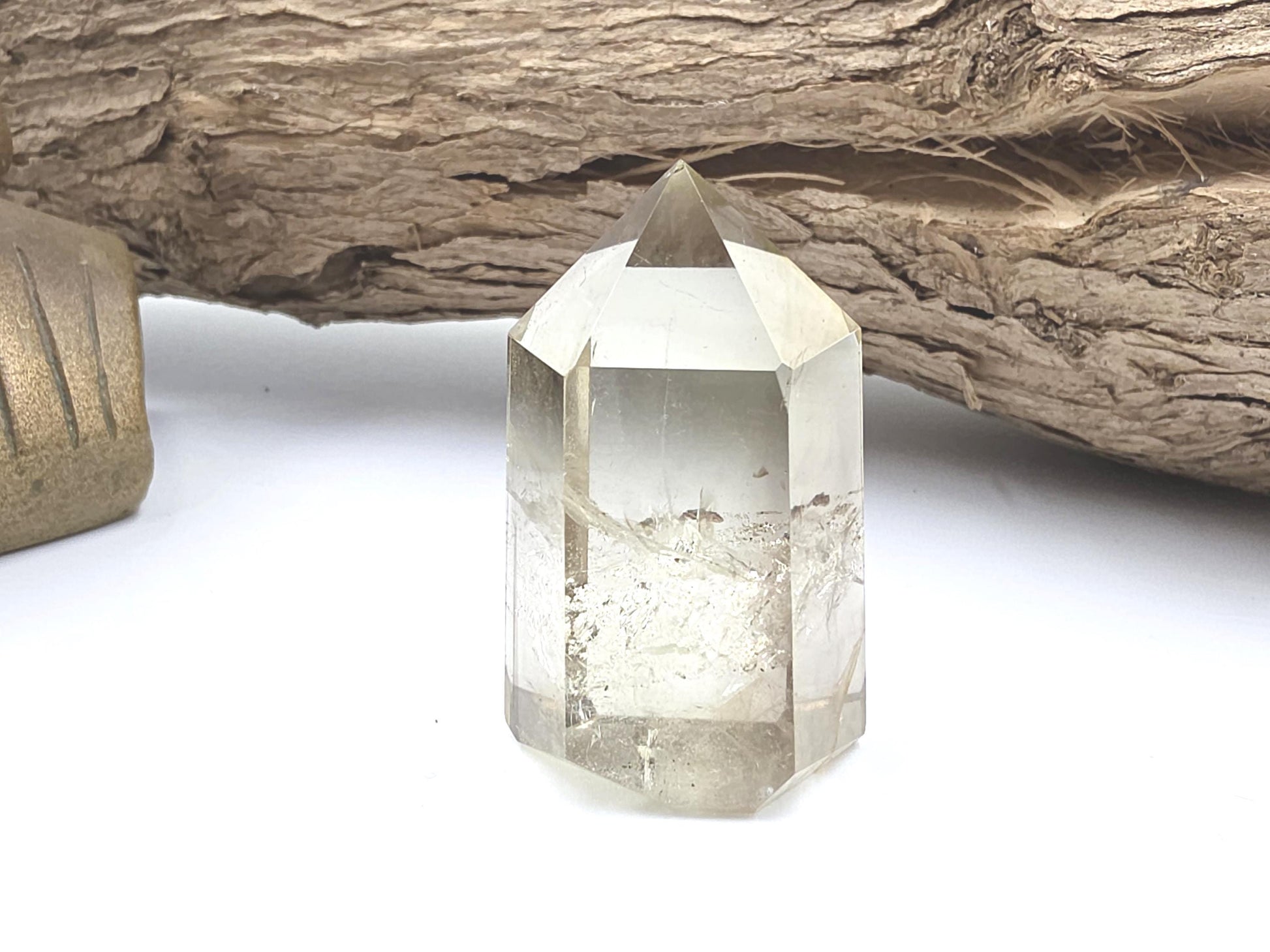 Citrine Point with Golden Healer – Abundance, Healing & High Vibration Manifestation Crystal Tower, 60g