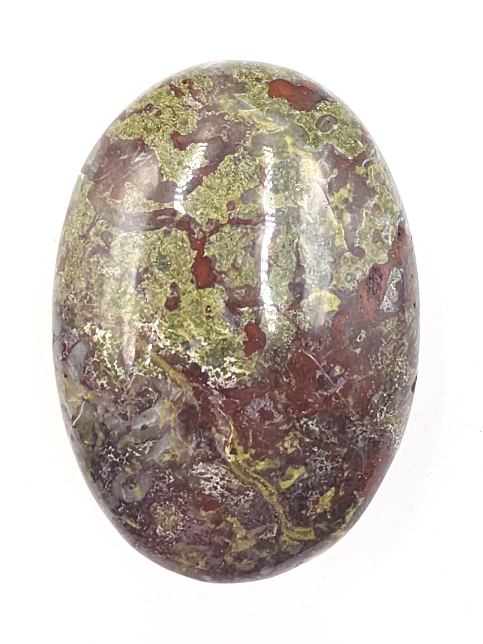 Dragon's Blood Palm Stone - Courage & Vitality Healing Crystal, 115g
