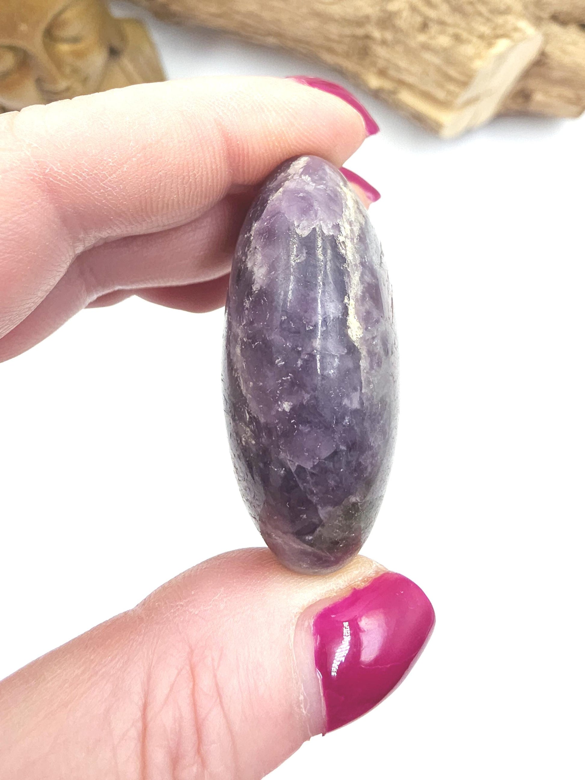 Unicorn Stone Palm Stone (Pegmatite) – Calm, Comfort & Emotional Healing Crystal, 65g