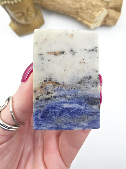 Sodalite Tower – Truth, Intuition & Calm Communication Healing Crystal Point, 12cm