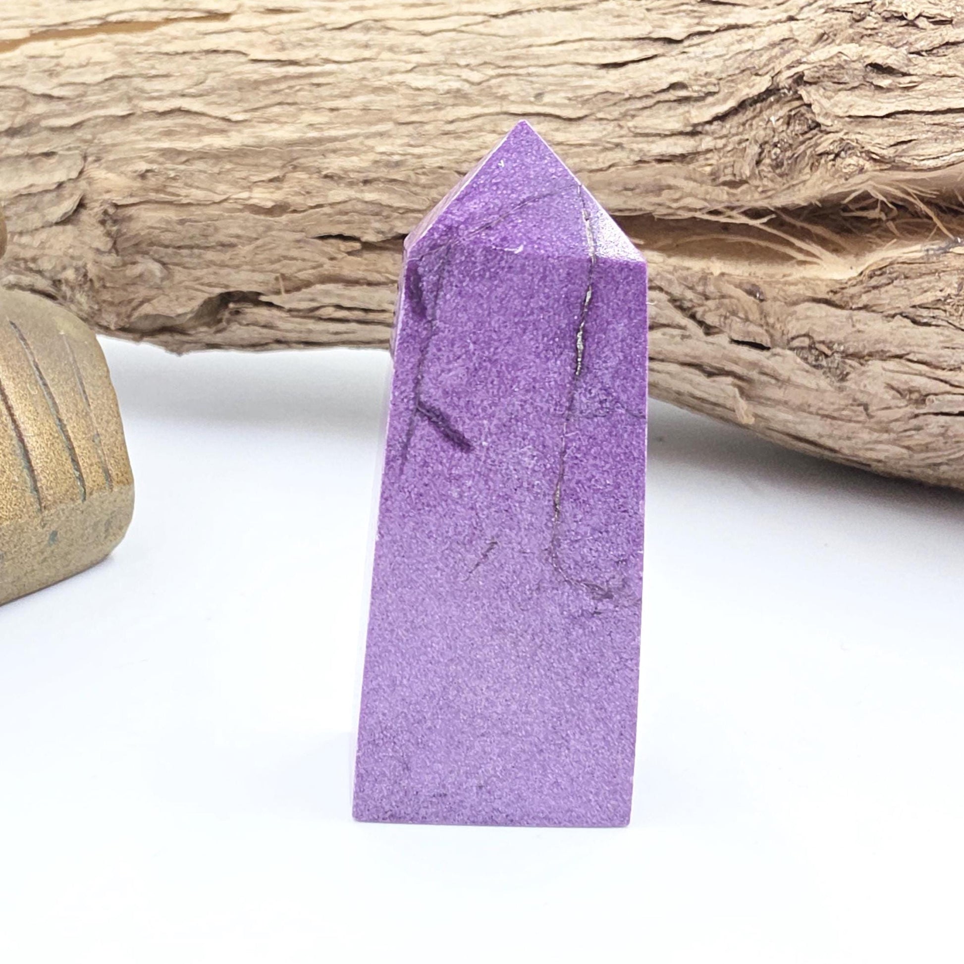 Mini Stichtite Tower - Heart Chakra and Emotional Healing - 6cm