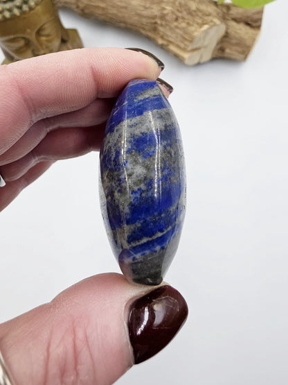 Lapis Lazuli Palm Stone - Wisdom & Truth Third Eye Chakra Crystal - 100g