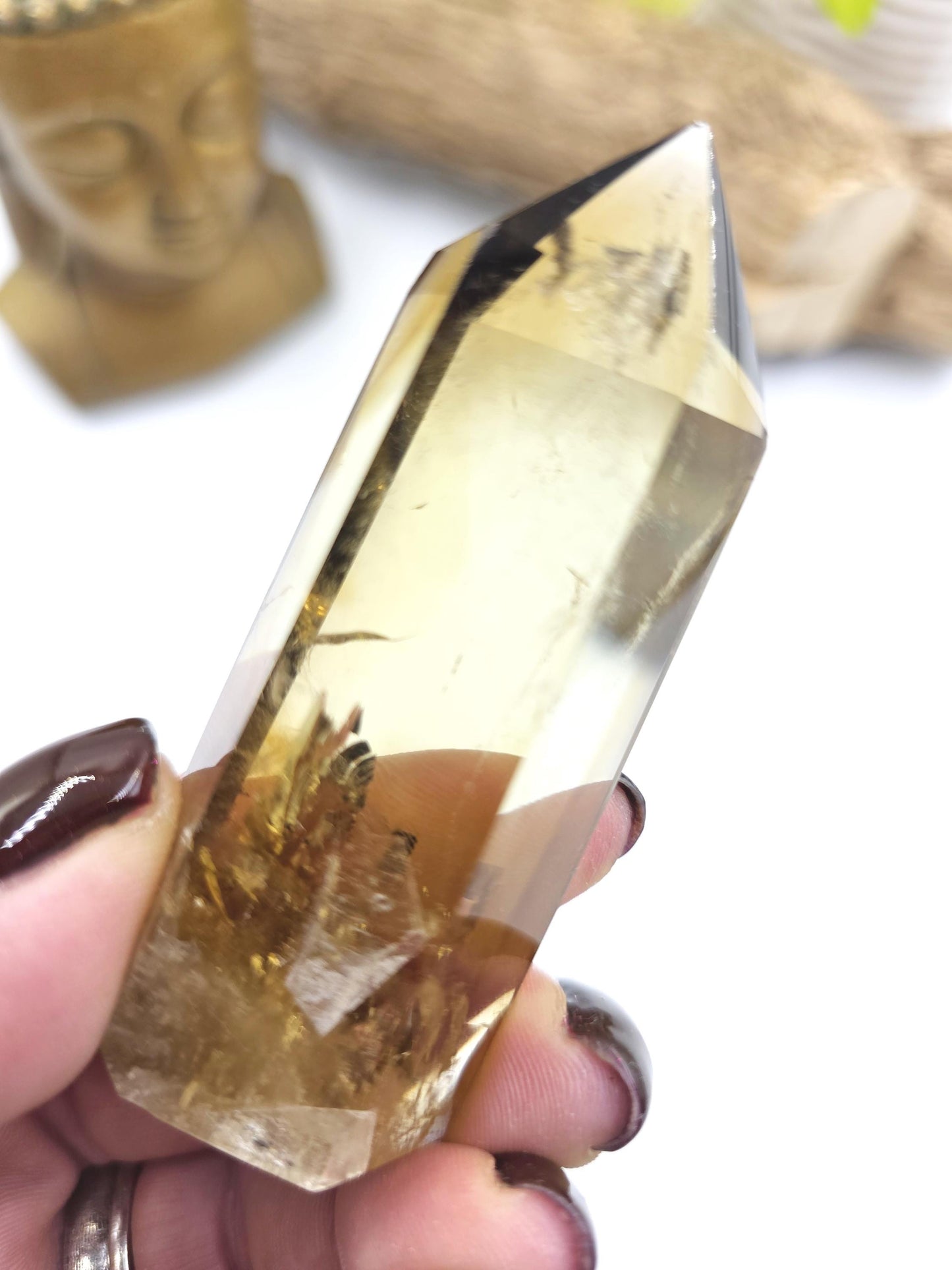 Citrine Point - Natural Manifestation & Abundance Healing Crystal - 70g