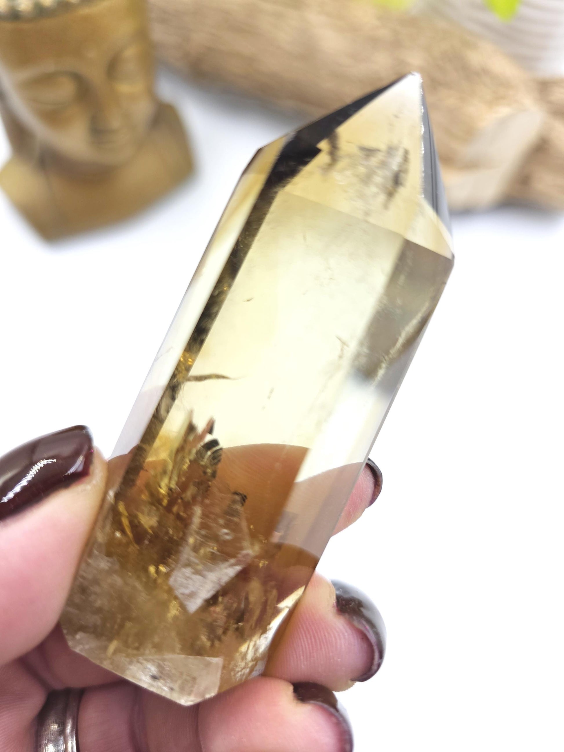 Citrine Point - Natural Manifestation & Abundance Healing Crystal - 70g
