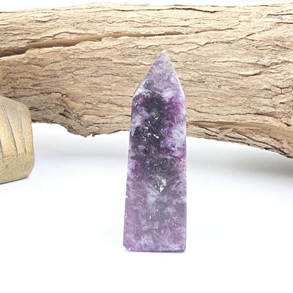 Sparkly Purple Mica Point – Calming, Emotional Balance & Spiritual Healing Crystal Tower, 60g