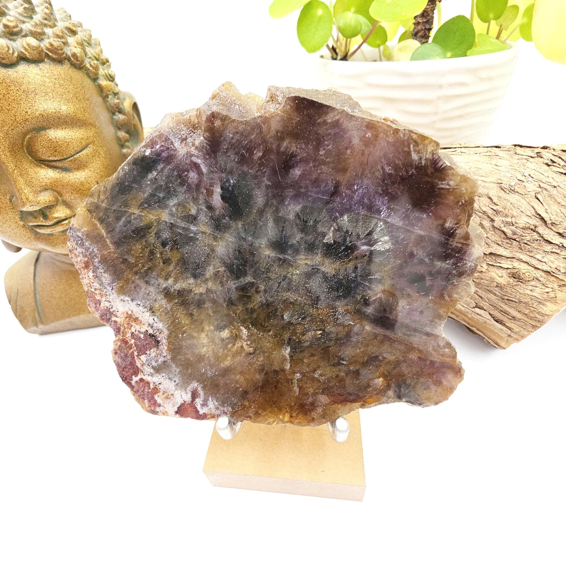 Auralite 23 Slice – High Vibration Healing, Intuition & Deep Spiritual Connection Crystal, 185g