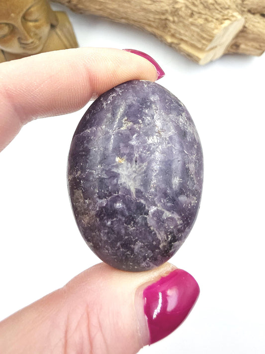Unicorn Stone Palm Stone (Pegmatite) – Calm, Comfort & Emotional Healing Crystal, 65g