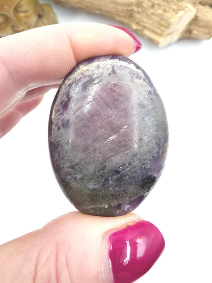 Unicorn Stone Palm Stone (Pegmatite) – Calm, Comfort & Emotional Healing Crystal, 65g