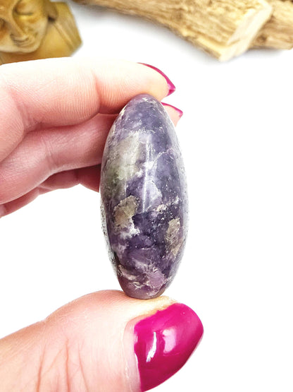 Unicorn Stone Palm Stone (Pegmatite) – Calm, Comfort & Emotional Healing Crystal, 65g