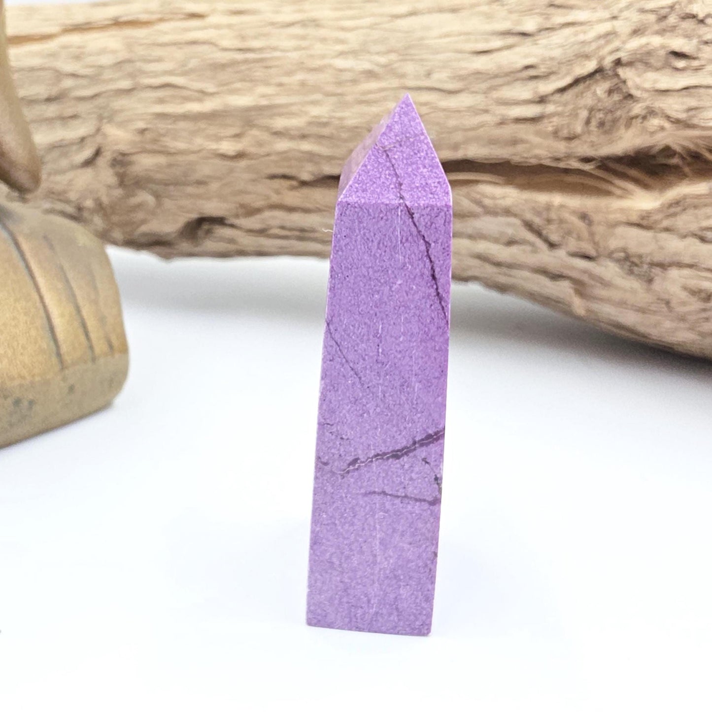 Mini Stichtite Tower - Heart Chakra and Emotional Healing - 6cm