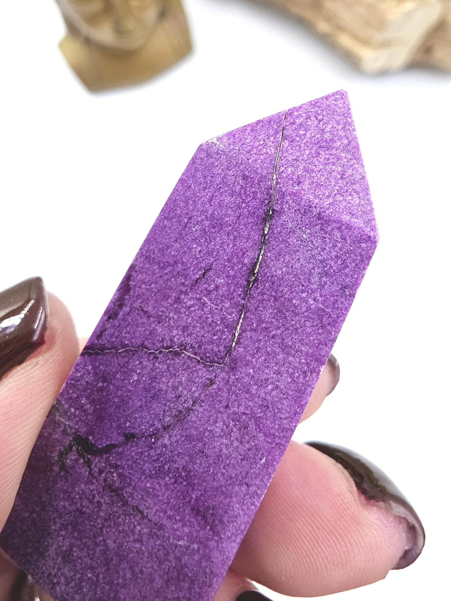 Mini Stichtite Tower - Heart Chakra and Emotional Healing - 6cm