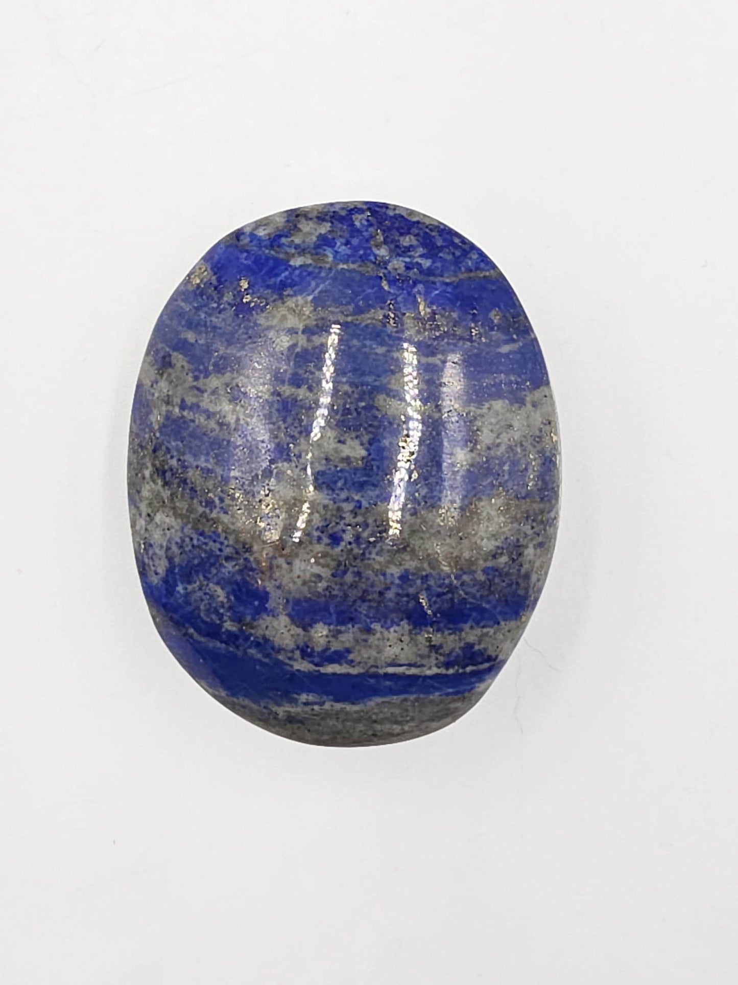 Lapis Lazuli Palm Stone - Wisdom & Truth Third Eye Chakra Crystal - 100g
