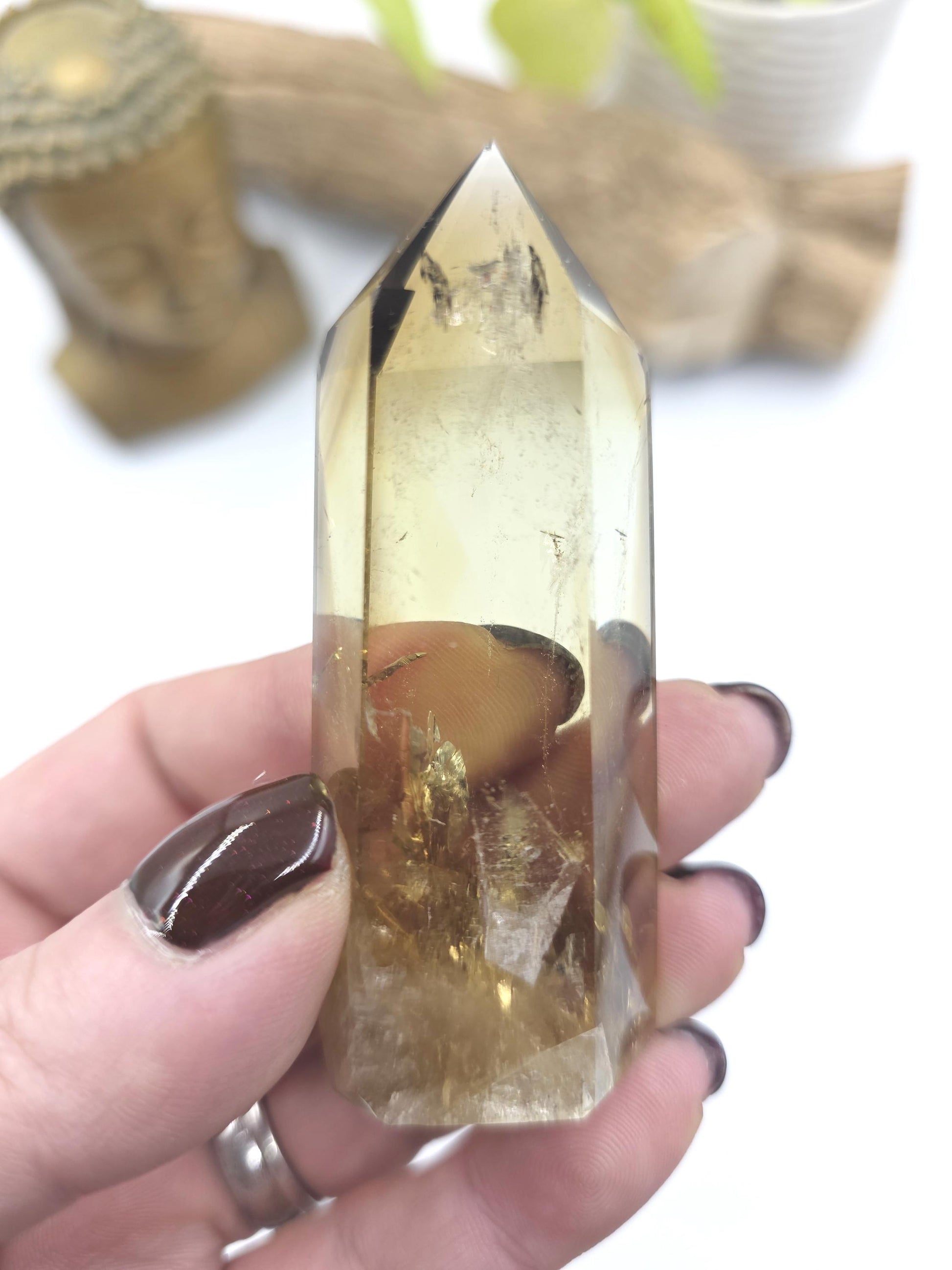 Citrine Point - Natural Manifestation & Abundance Healing Crystal - 70g